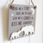 Hanging Wooden Plaque For Baby Nursery, thumbnail 2 of 4