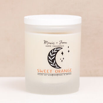 Sweet Orange Scented Soy Wax Candle In Glass Jar, 5 of 6