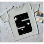 Personalised Initial Space Theme T Shirt, thumbnail 4 of 4