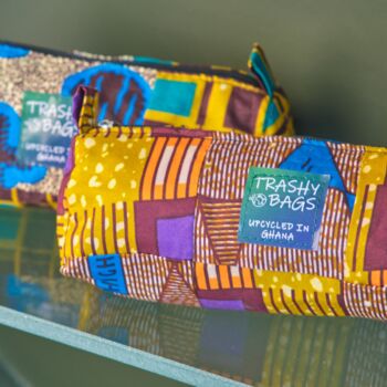 Pencil Case Made From Plastic Waste And Fabric Off Cuts, 2 of 3