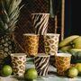 Safari Animal Print Party Cups X Six, thumbnail 1 of 4