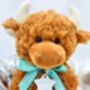 Baby's 1st Christmas Large Brown Highland Cow, thumbnail 5 of 5