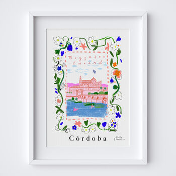 Mezquita Cathedral Córdoba Art Print, Spanish Scene, 7 of 7