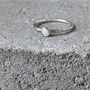 Silver Opal Stacking Ring Size L Other Sizes Available, thumbnail 6 of 10