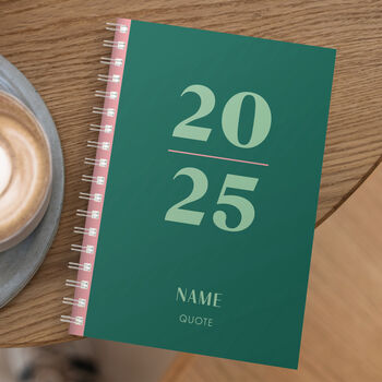 Personalised 2025 Diary And Notebook, 8 of 12