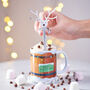 Personalised 'Spoondolph The Reindeer' Hot Chocolate Spoon And Mug, thumbnail 2 of 5