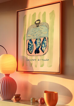 Sardines à L'huile Illustrated Art Print, 5 of 6