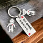 Personalised Keyring, Engraved Family, Daddy, Mummy Keepsake Keychain, thumbnail 2 of 10