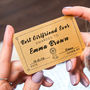 Personalised Best Girlfriend Ever Purse Card, thumbnail 1 of 8