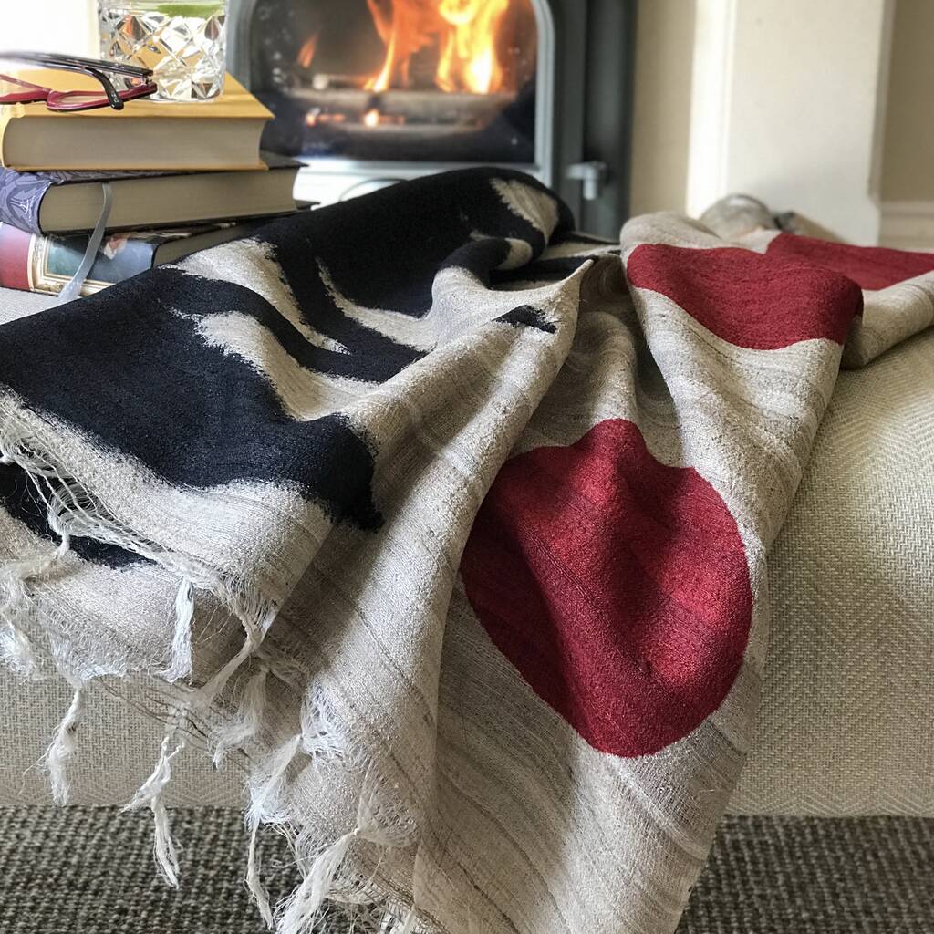 Organic Silk Pashmina Shawl By Asunsti