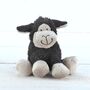 Black Mini Sheep Plush Soft Toy, Boxed, thumbnail 1 of 5