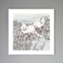 'Arctic Foxes' Print, thumbnail 1 of 3