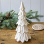 Stoneware White Ceramic Christmas Tree, thumbnail 3 of 3