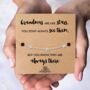 Grandma Gift With Gold Plated Star Bracelet And Gift Wrap, thumbnail 8 of 9