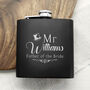 Personalised Father Of The Bride Hip Flask, thumbnail 2 of 7