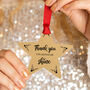 'Thank You' Teacher Christmas Decoration, thumbnail 2 of 5