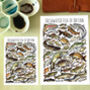 Freshwater Fish Of Britain Watercolour Postcard, thumbnail 2 of 4