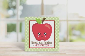 Cute Thank You Teacher Cards, 5 of 8