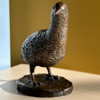Bronze Partridge Sculpture, 8th Anniversary Gift, 5 of 9