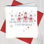 Pack Of Five Hand Finished Christmas Cards, thumbnail 11 of 11