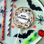 Black And Orange Halloween Lollipop, thumbnail 1 of 3