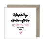 Happily Ever After Wedding Card, thumbnail 6 of 8