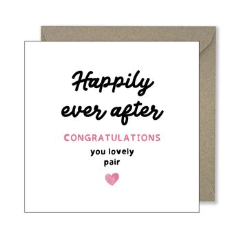 Happily Ever After Wedding Card, 6 of 8