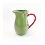 Christmas Holly Embossed Stoneware Jug With Red Handle, thumbnail 2 of 2
