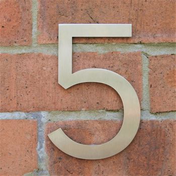 Marine Grade Stainless Steel House Numbers, 8 of 12