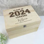 Personalised 'Class Of 2025' Leavers Memory Box Five Sizes, thumbnail 2 of 9