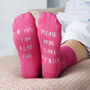 Personalised Please Bring Prosecco Socks, thumbnail 1 of 2