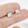 Sterling Silver Cute Baby Elephant Stud Earrings, thumbnail 2 of 10