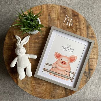 Children's Farm Animal Nursery Prints With Affirmations, 3 of 7