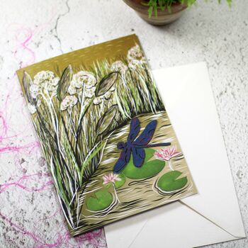 Plantable Dragonfly Seed Paper Card, 3 of 5