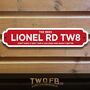 Brentford Afc Personalised Bar And Man Cave Metal Sign, thumbnail 1 of 2