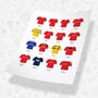 Nottm Forest Classic Retro Football Kits Team Print, thumbnail 3 of 4