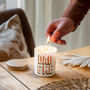Personalised Dad And Me Fathers Day Candle Gift, thumbnail 2 of 4