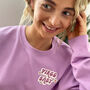 Personalised Motif Star Sign Baby Birthday Sweatshirt, thumbnail 8 of 9