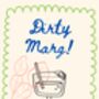A4 Print Dirty Marg Cocktail Print, thumbnail 4 of 4