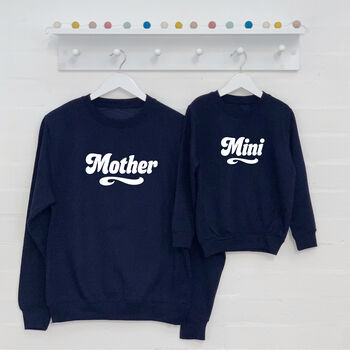 Mother And Mini Matching Sweatshirts, 3 of 3