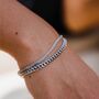 925 Sterling Silver Miami Cuban Bracelet For Men, thumbnail 5 of 8