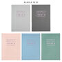 Personalised Typographic A5 Cloth Bound Notebook, thumbnail 7 of 12