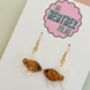 Sparkly Guppy Fish Earrings / Gift For Fish Keepers / Sparkly Fish Earrings, thumbnail 8 of 10