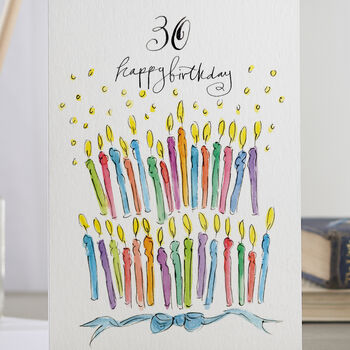 '30th Happy Birthday!' Milestone Birthday Card, 3 of 3