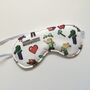 Cotton Eye Mask In Mine Craft Print, thumbnail 3 of 6