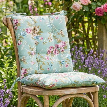 Floral Indoor Outdoor Seat Pad Cushion Collection, 2 of 4