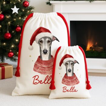 Greyhound Santa Sack, 2 of 3