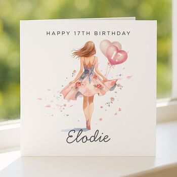 17th Birthday Card For Her, Daughter Or Granddaughter, 4 of 7