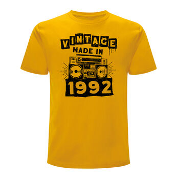 Boombox 30th/40th/50th/60th/70th Birthday Tshirt, 6 of 6