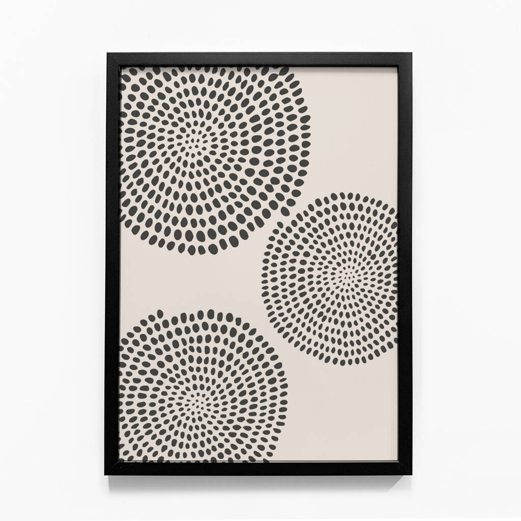 Tribal Circles Art Print By Palm & Wild